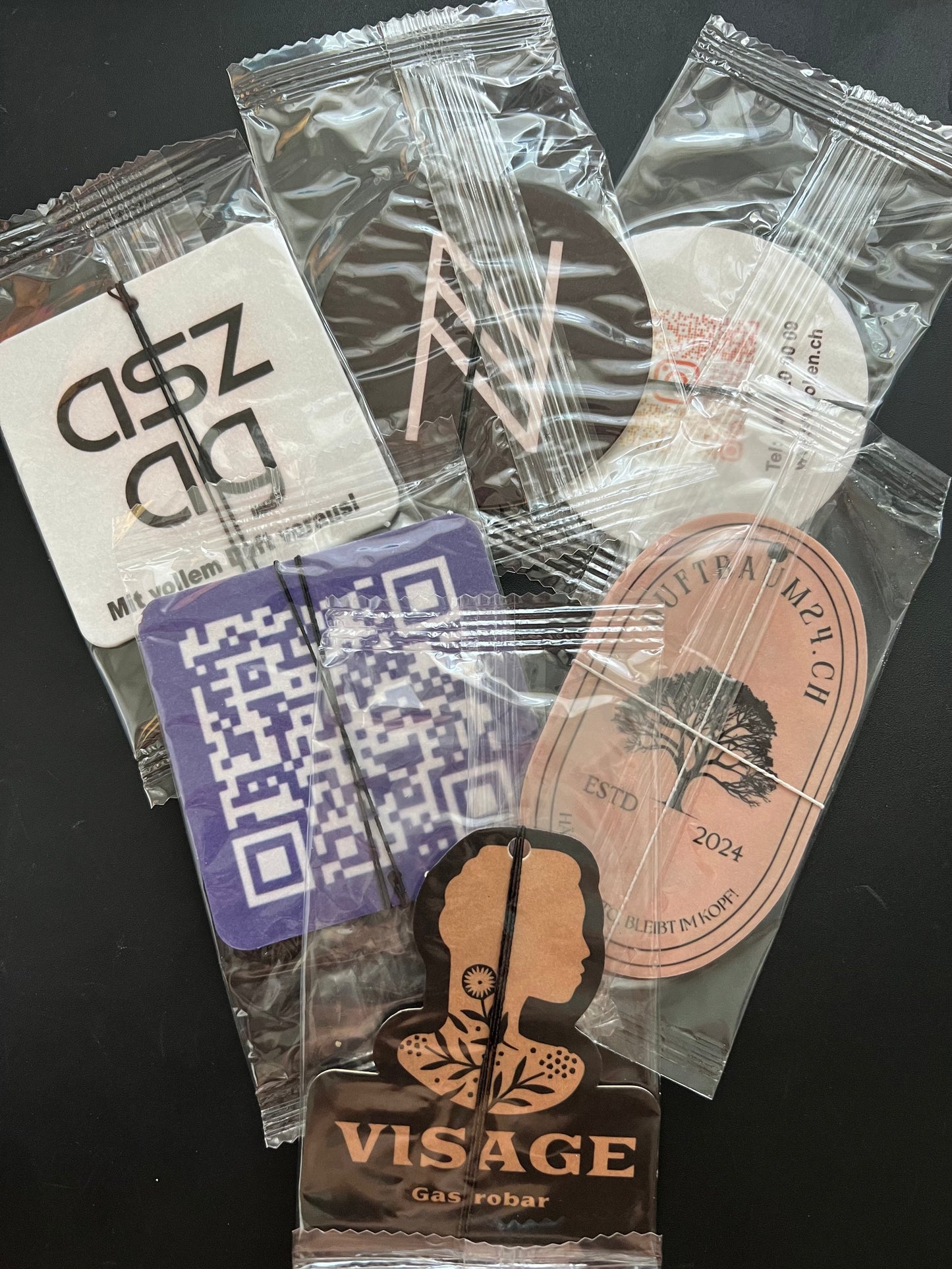 Premium Personalisierte Duftbäume / Lufterfrischer mit Ihrem Logo bedrucken (Früchte & Obst Duft)