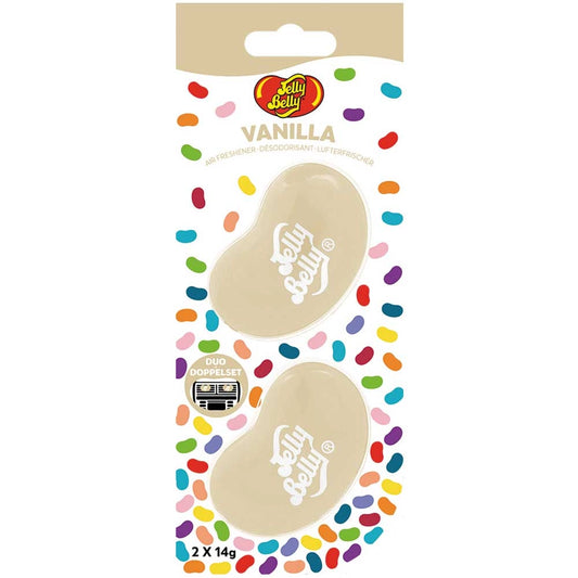 Jelly Belly Lufterfrischer/Duftbaum Duo mini Vanille