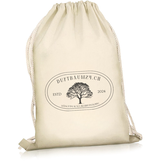 Turnbeutel / Zuzieh-Tasche ungebleichte Baumwole personalisiert 500 Stück