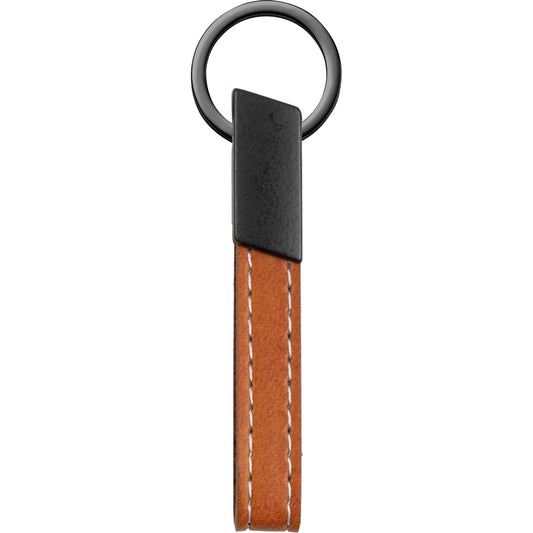 Schlüsselanhänger mit Kunstlederband Lasergravur Personalisierbar